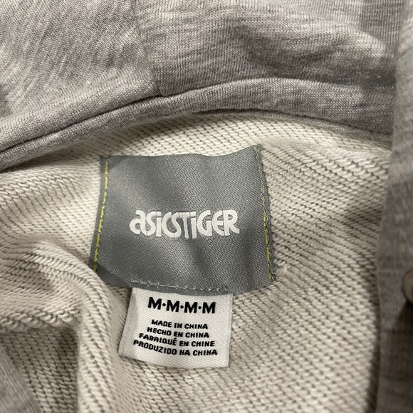 ASICS Tiger Men's Full Zip Hoodie Gray - Picture 8 of 12